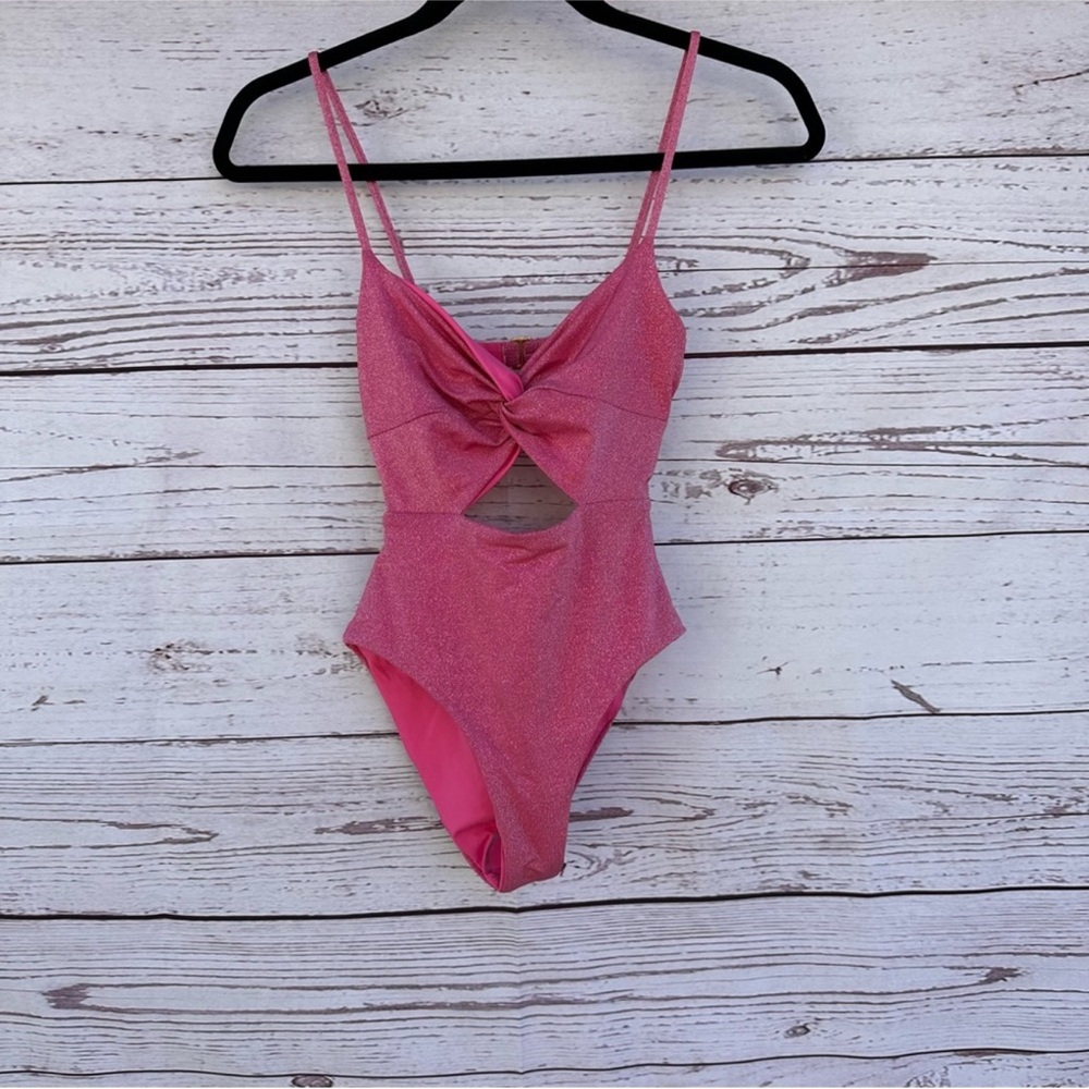 L Space Malibu Barbie One Piece Bathing Suit